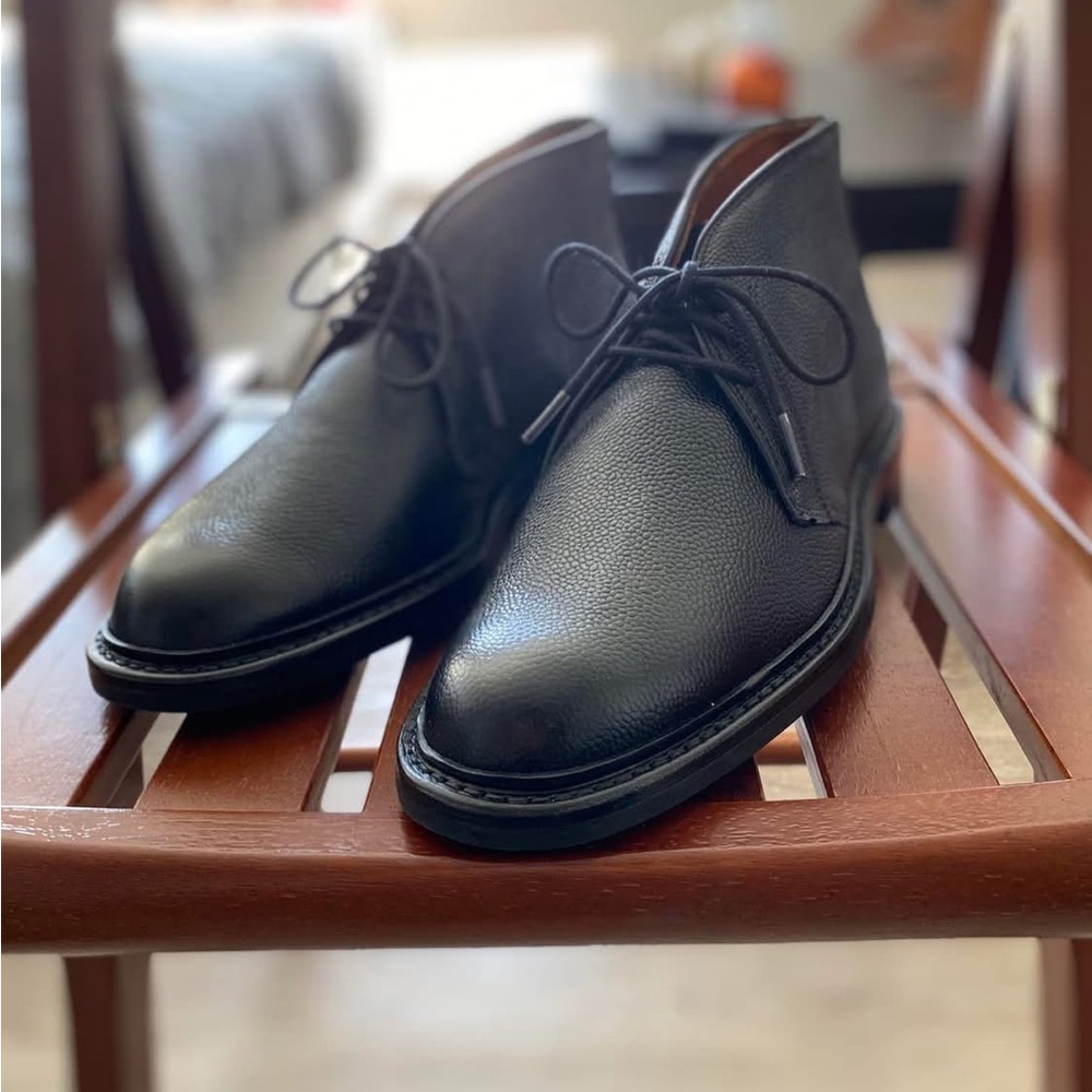 Allen Edmonds Dundee Black Grain 7E